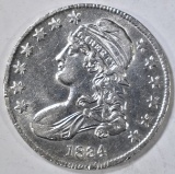 1834 BUST HALF DOLLAR  AU/BU