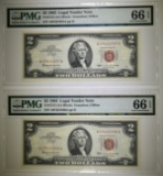 2-1963 $2 RED SEAL NOTES PMG-66 EPQ