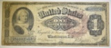 1886 $1 SILVER CERTIFICATE MARTHA WASHINGTON  VG