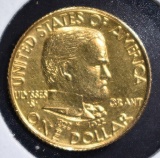 1922 $1 GOLD GRANT COMMEM BU