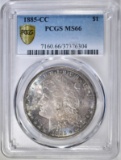 1885-CC MORGAN DOLLAR  PCGS MS-66