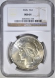 1926 PEACE DOLLAR  NGC MS-64