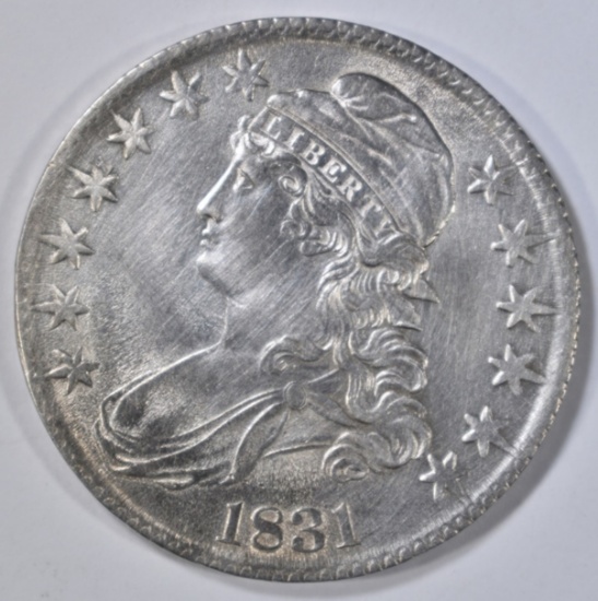 1831 BUST HALF DOLLAR CH AU