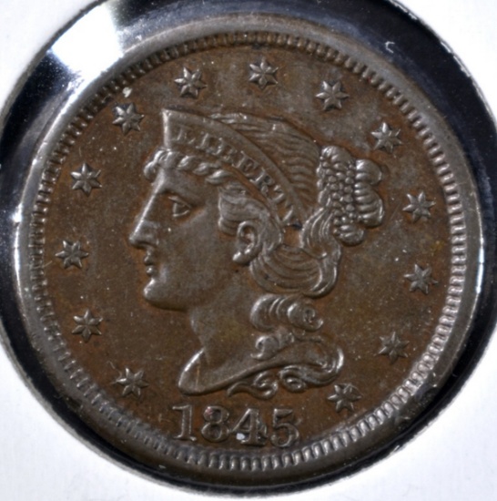 1845 LARGE CENT AU