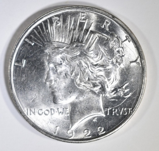 1922-D PEACE DOLLAR CH  BU