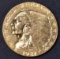 1927 $2.5 GOLD INDIAN  CH BU
