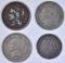 LOT OF 3-CENT NICKELS AND SEATED HALF DIME
