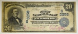 1902 $20 FIRST NATIONAL BANK VICKSBURG, DATE BACK