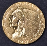 1927 $2.5 GOLD INDIAN  CH BU