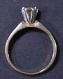 3/8 CT DIAMOND 14K GOLD RING SIZE 7