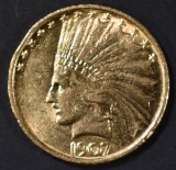 1907 $10 GOLD INDIAN BU