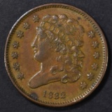 1832 HALF CENT, AU