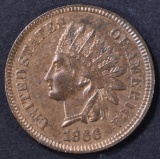 1866 INDIAN CENT BU