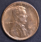 1916-S LINCOLN CENT CH BU RB