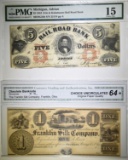 LOT OF 2 GRADED CURRENCY: