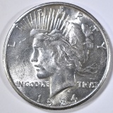 1924-S PEACE DOLLAR, BU