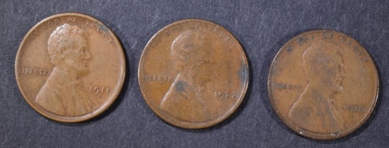 EARLY LINCOLN CENT LOT:
