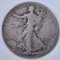 1938-D WALKING LIBERTY HALF, FINE