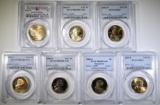 PCGS SACAGAWEA DOLLAR LOT; 2000-P M-65,