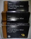 3 2011 U.S. PROOF SETS