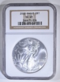 2002 AMERICAN SILVER EAGLE NGC MS-69