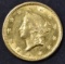 1849 GOLD DOLLAR  AU/BU