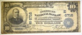 1902 $10 NATIONAL CURRENCY WASHINGTON D.C. VG