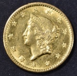 1849 GOLD DOLLAR  AU/BU