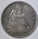 1853 A&R SEATED LIBERTY HALF DOLLAR  NICE UNC