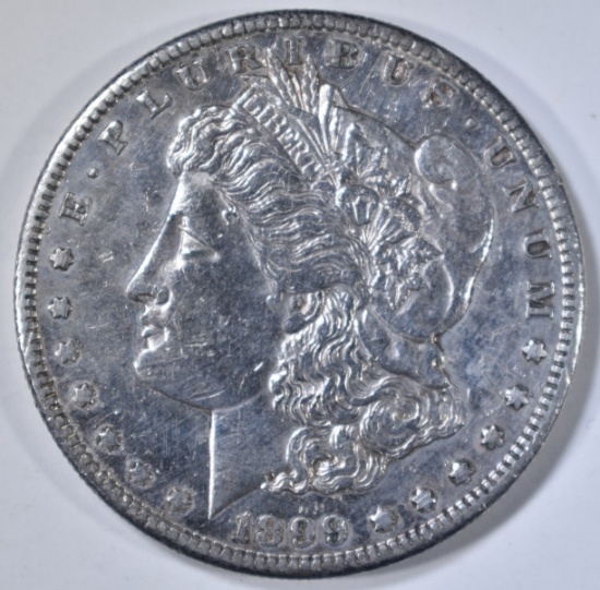 1899-S MORGAN DOLLAR AU/BU