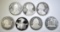 7 STERLING SILVER ROUNDS  6.5 TROY OUNCES