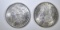 1888 & 1889 MORGAN DOLLARS CH BU