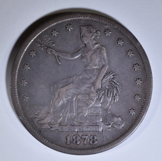 1878-S TRADE DOLLAR XF