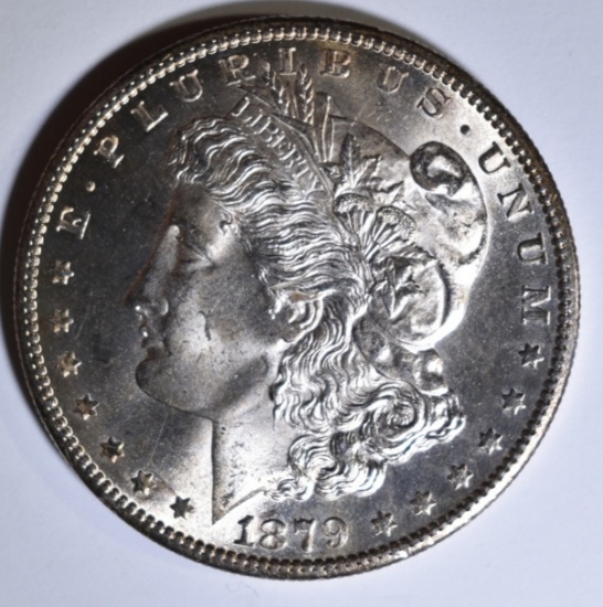 1879-S MORGAN DOLLAR GEM BU