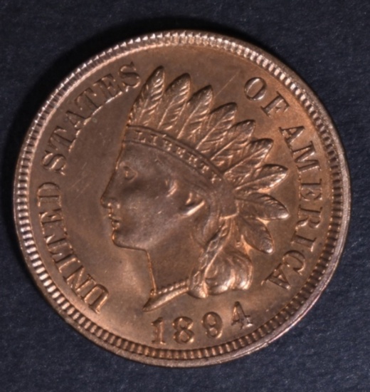 1894 INDIAN CENT GEM BU RD