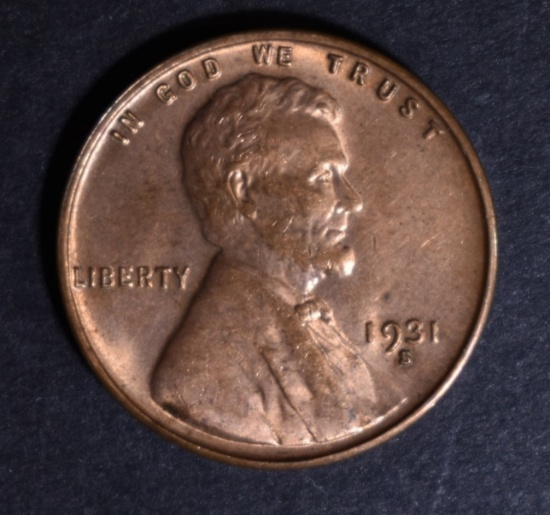 1931-S LINCOLN CENT CH BU