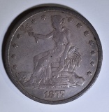 1877 TRADE DOLLAR XF
