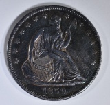 1859-O SEATED LIBERTY HALF DOLLAR  AU/BU