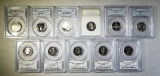 GRADED STATE QUARTERS; 2000-S NEW HAMPSHIRE