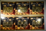 1999-2004 LIMITED EDITION 24K GOLD QUARTERS