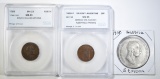 LOT OF 3 FOREIGN COINS:
