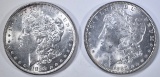 1888 & 98 MORGAN DOLLARS CH BU