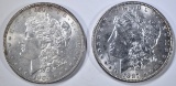 1887 & 1900 MORGAN DOLLARS BU