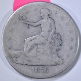 1876 TRADE DOLLAR 