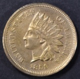 1859 INDIAN CENT XF/AU