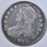 1812 BUST HALF DOLLAR VF OLD CLEANING