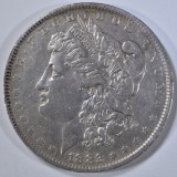 1882-O/S MORGAN DOLLAR XF/AU