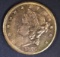 1876-CC $20 GOLD LIBERTY  BU