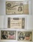 MIXED LOT OF 4 BANK NOTES & CURRENCY