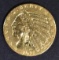1911 $2.5 GOLD INDIAN  BU